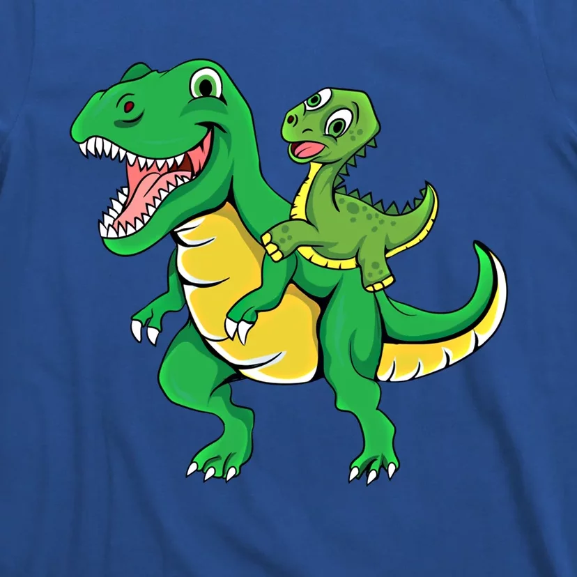 Daddysaurus Rex Dad And Funny Fathers Day Gift T-Shirt