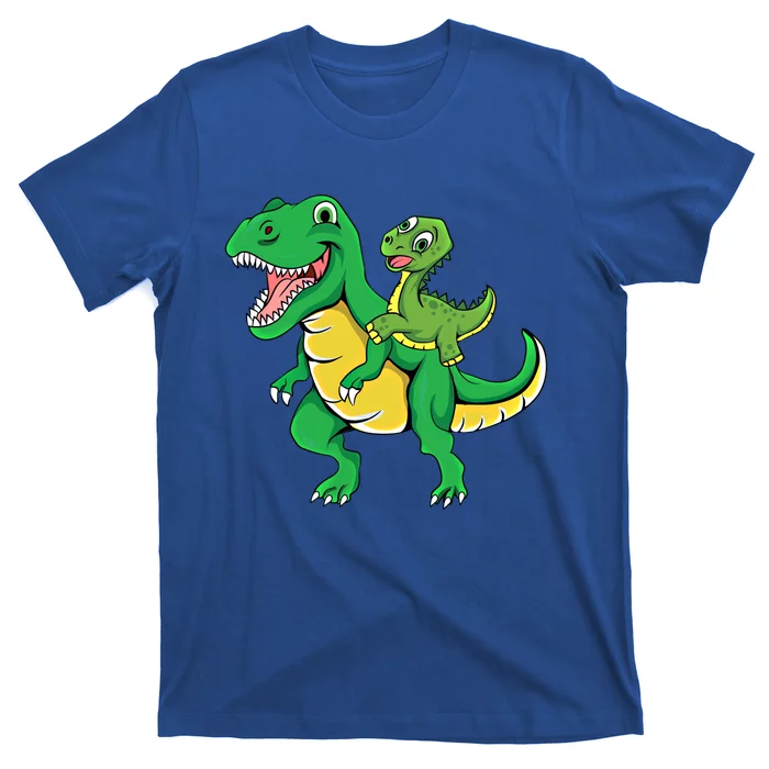 Daddysaurus Rex Dad And Funny Fathers Day Gift T-Shirt