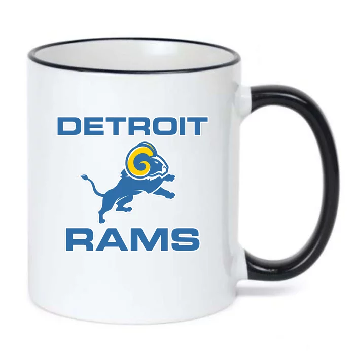 Detroit Rams Black Color Changing Mug