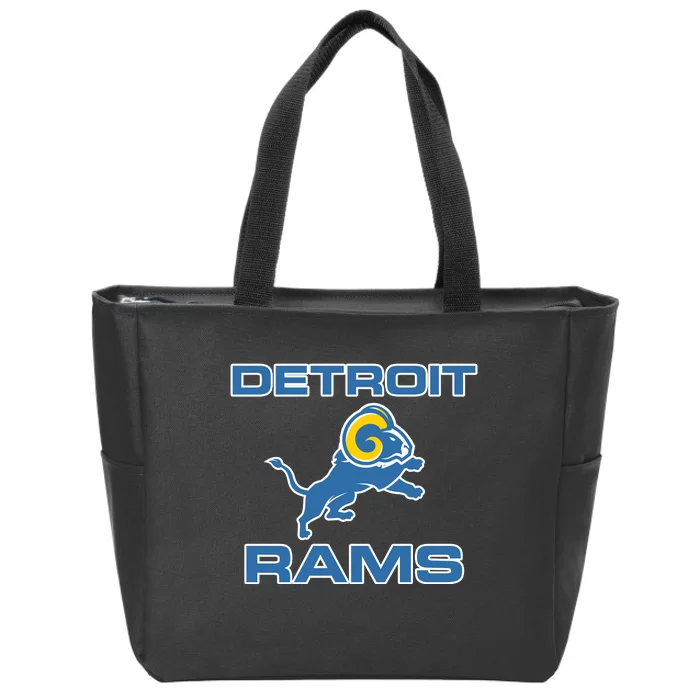 Detroit Rams Zip Tote Bag