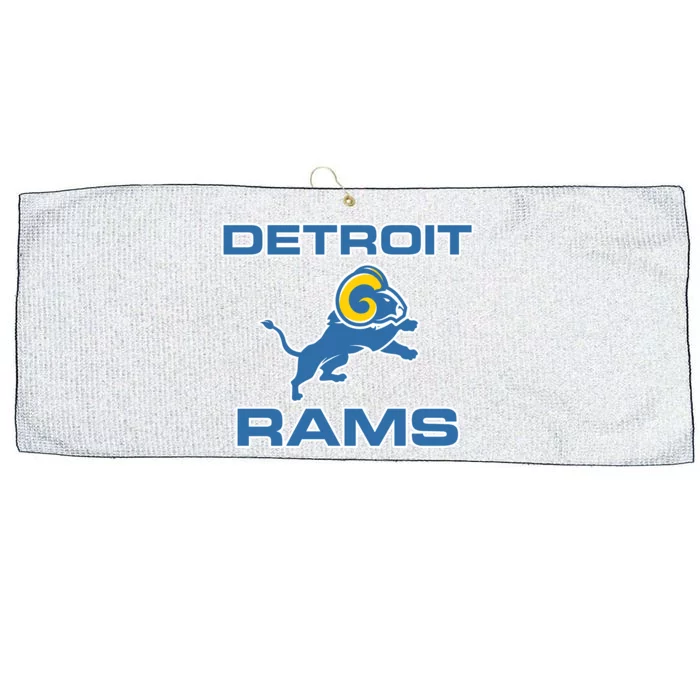 Detroit Rams Large Microfiber Waffle Golf Towel