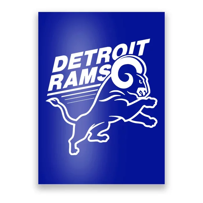 Detroit Rams Poster