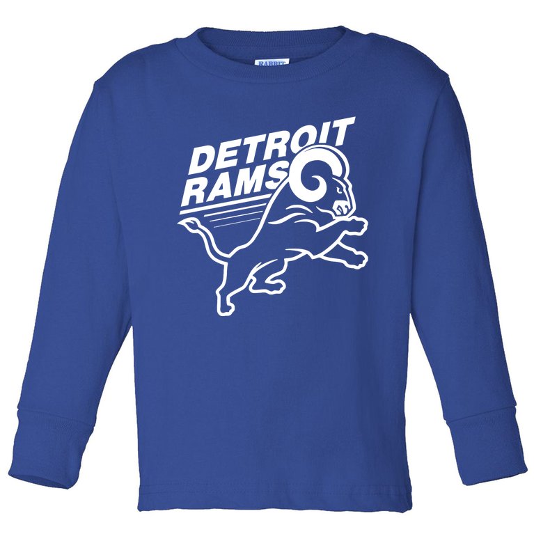 Detroit Rams Toddler Long Sleeve Shirt
