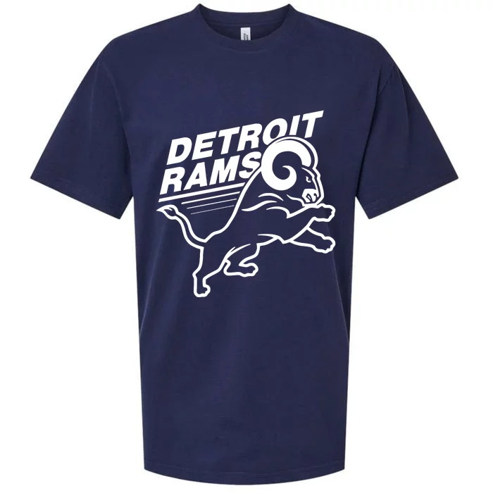 Detroit Rams Sueded Cloud Jersey T-Shirt