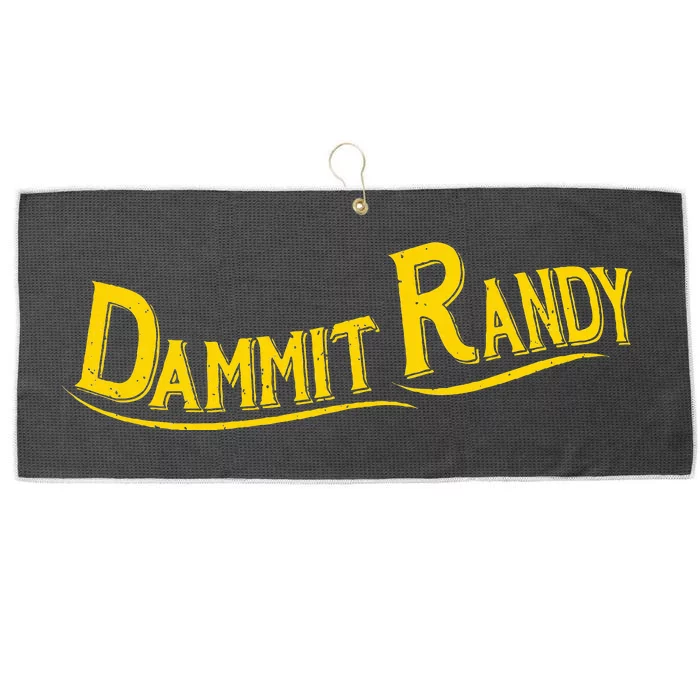 Dammit Randy Large Microfiber Waffle Golf Towel