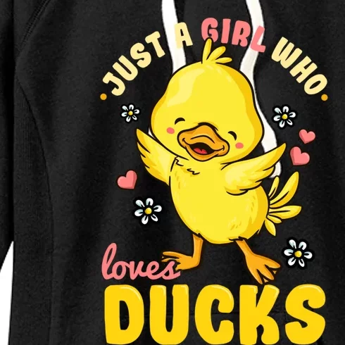 Ducks Rubber Duck Lovers Duck Lovers Gift For Girls Gift Women's Fleece Hoodie