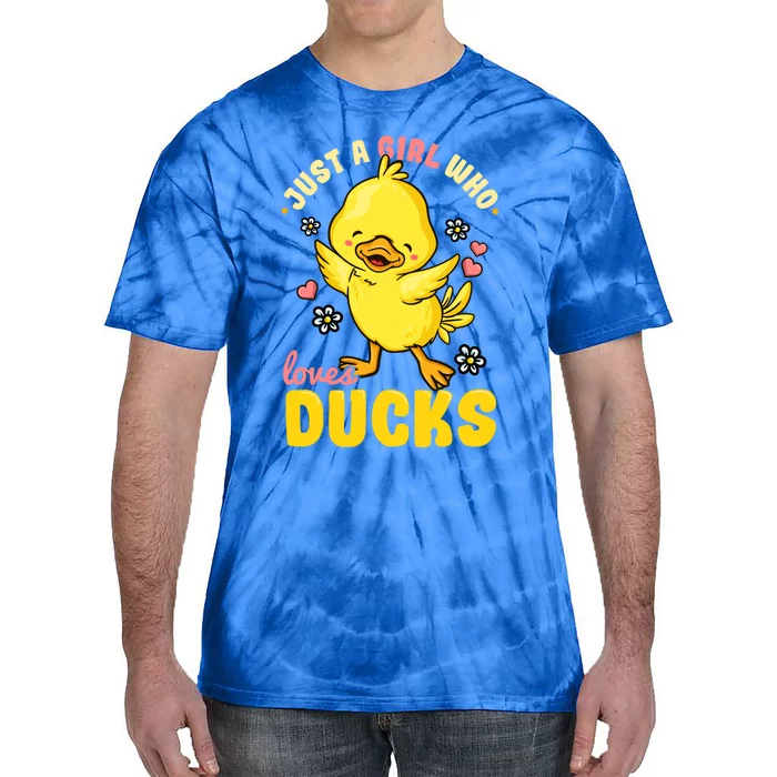 Ducks Rubber Duck Lovers Duck Lovers Gift For Girls Gift Tie-Dye T-Shirt