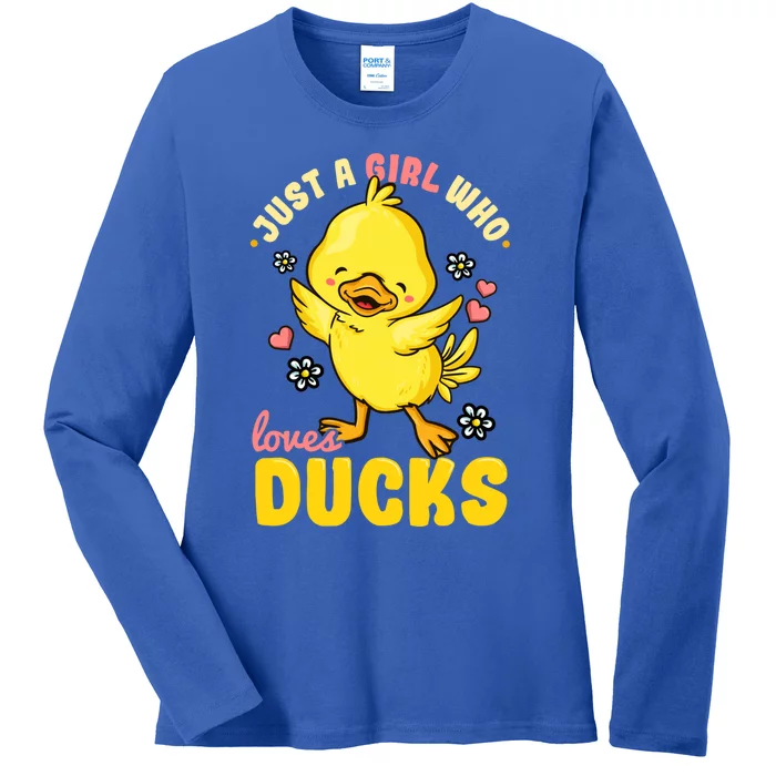 Ducks Rubber Duck Lovers Duck Lovers Gift For Girls Gift Ladies Long Sleeve Shirt