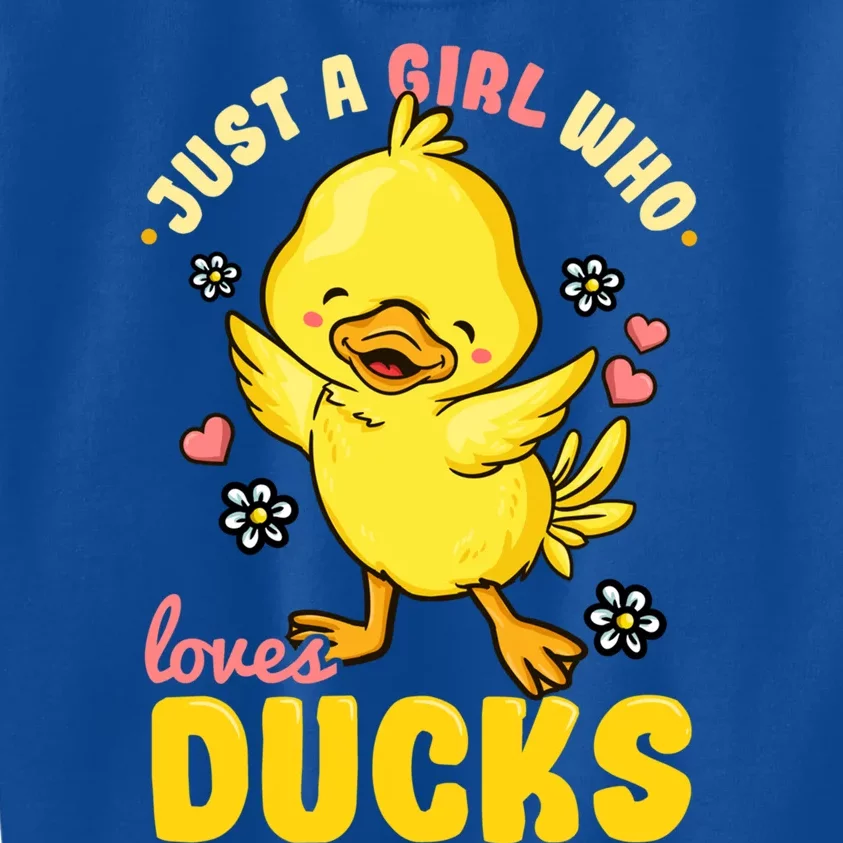 Ducks Rubber Duck Lovers Duck Lovers Gift For Girls Gift Kids Sweatshirt