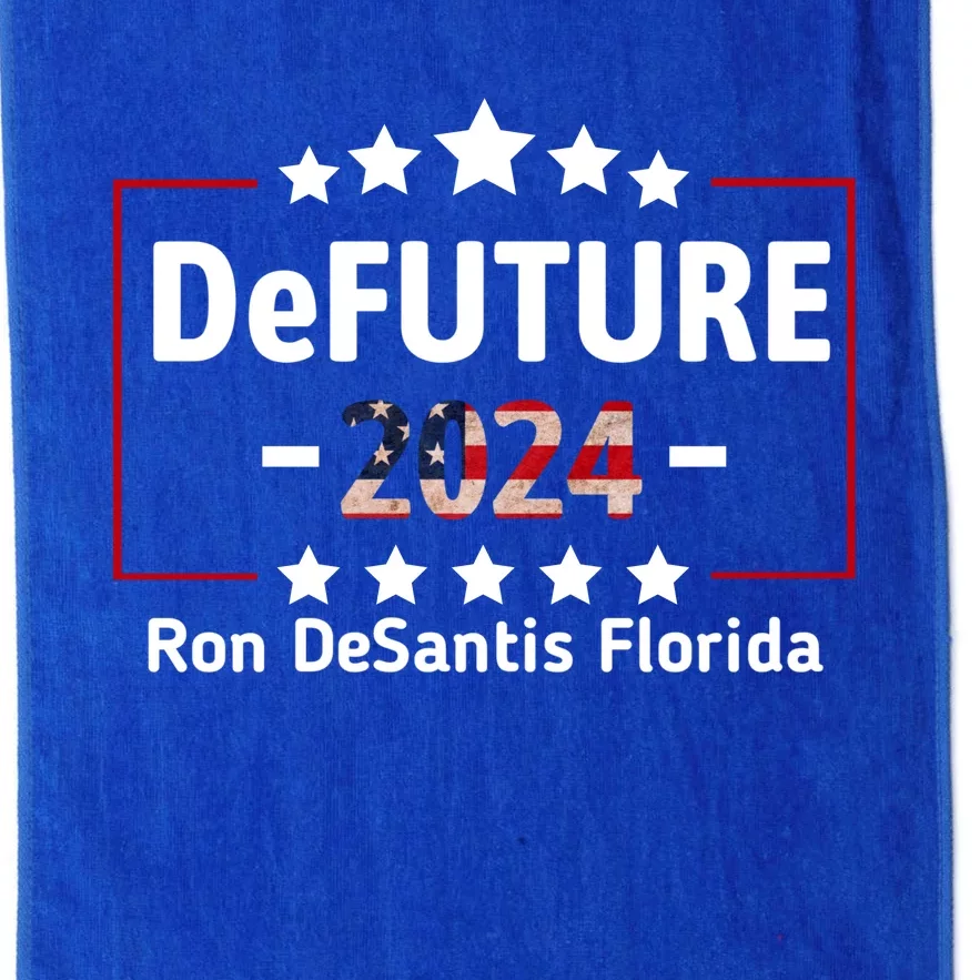 DeFUTURE Ron DeSantis 2024 Make America Florida Platinum Collection Golf Towel