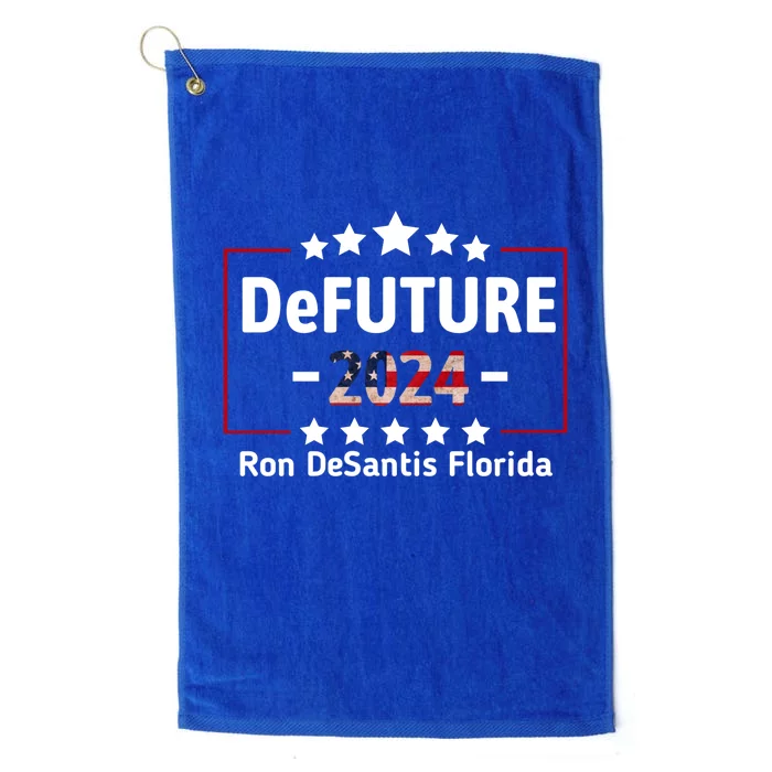 DeFUTURE Ron DeSantis 2024 Make America Florida Platinum Collection Golf Towel