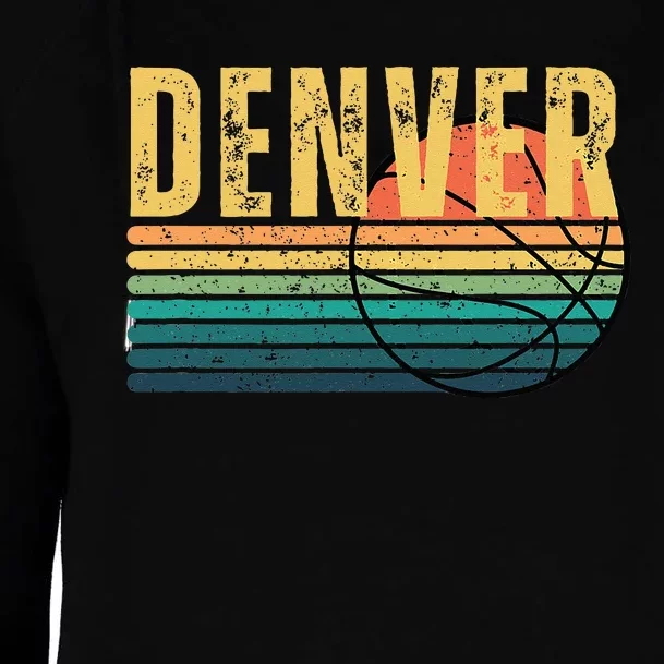 Denver Retro Womens Funnel Neck Pullover Hood