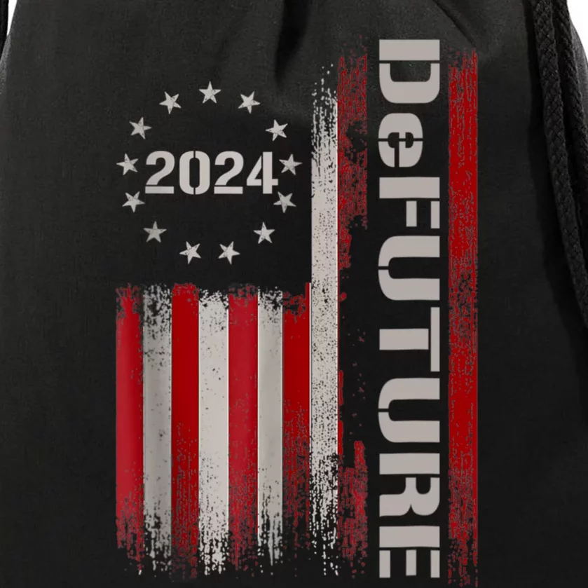 DeFUTURE Ron DeSantis 2024 Make America Florida Drawstring Bag