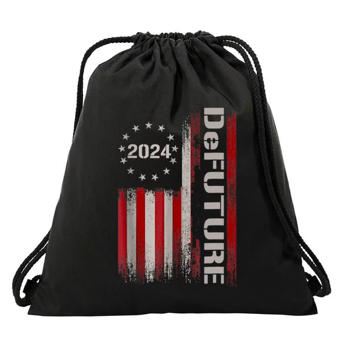 DeFUTURE Ron DeSantis 2024 Make America Florida Drawstring Bag