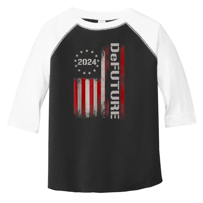 DeFUTURE Ron DeSantis 2024 Make America Florida Toddler Fine Jersey T-Shirt