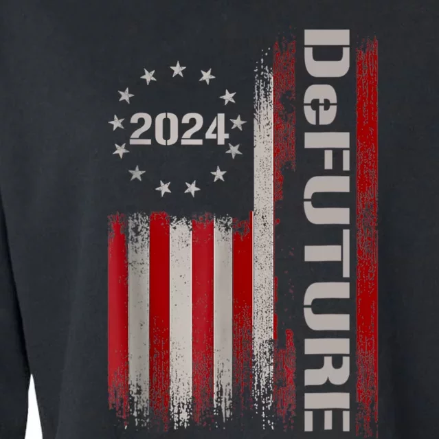 DeFUTURE Ron DeSantis 2024 Make America Florida Cropped Pullover Crew