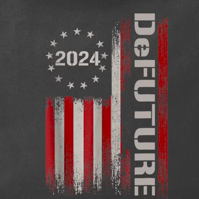 DeFUTURE Ron DeSantis 2024 Make America Florida Zip Tote Bag