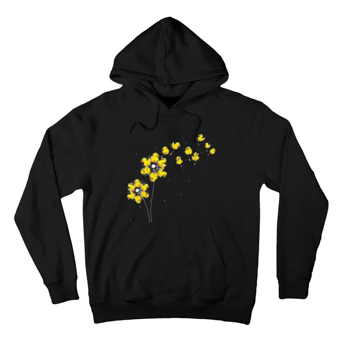 Ducky Rubber Duck Lover Dandelion Duckling Rubber Duck Hoodie