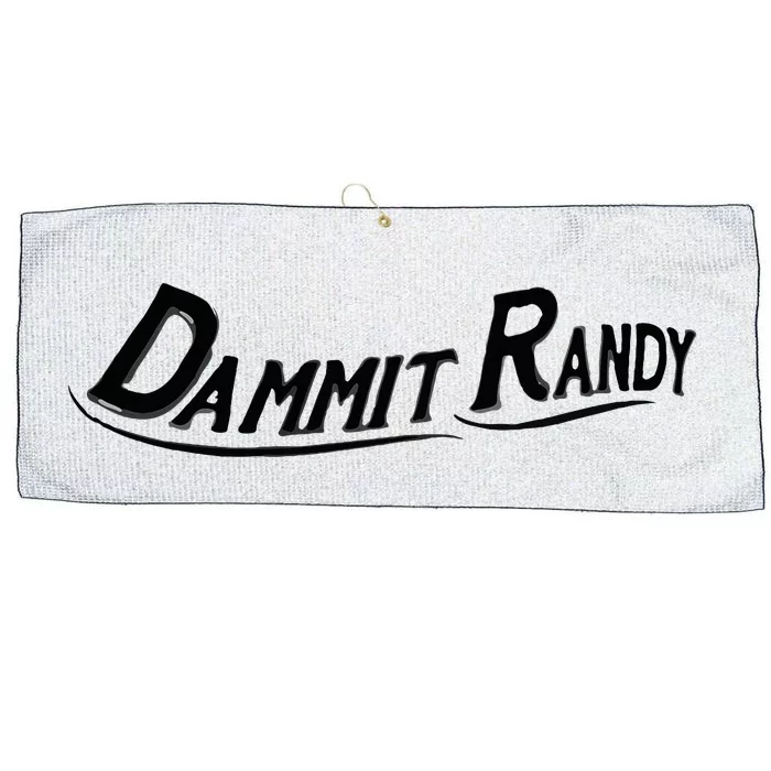 Dammit Randy Large Microfiber Waffle Golf Towel