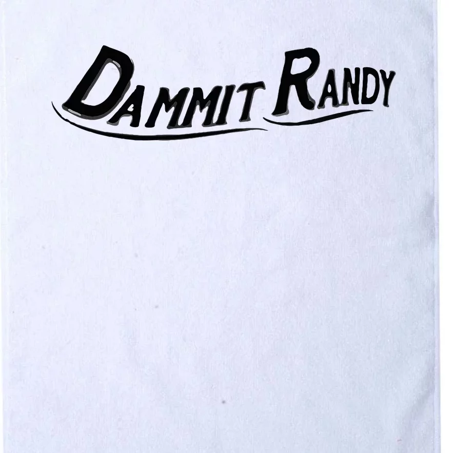 Dammit Randy Platinum Collection Golf Towel