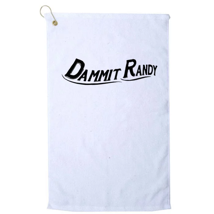 Dammit Randy Platinum Collection Golf Towel