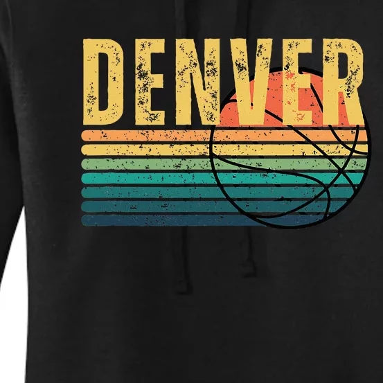 Denver Retro Women's Pullover Hoodie