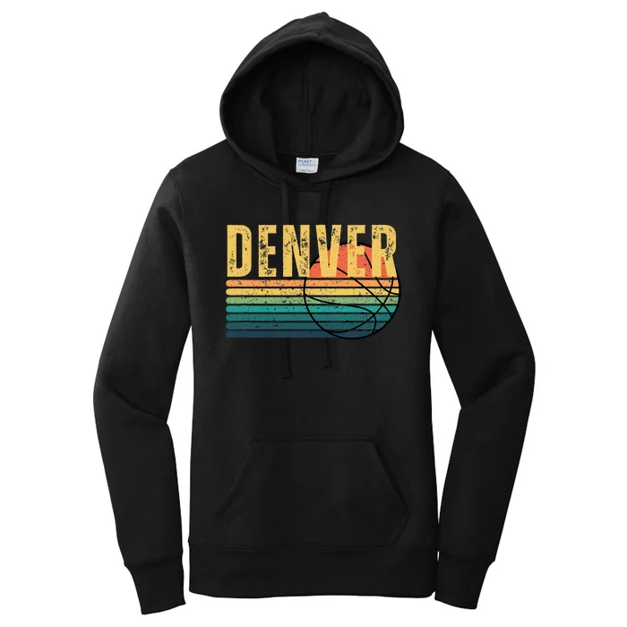 Denver Retro Women's Pullover Hoodie