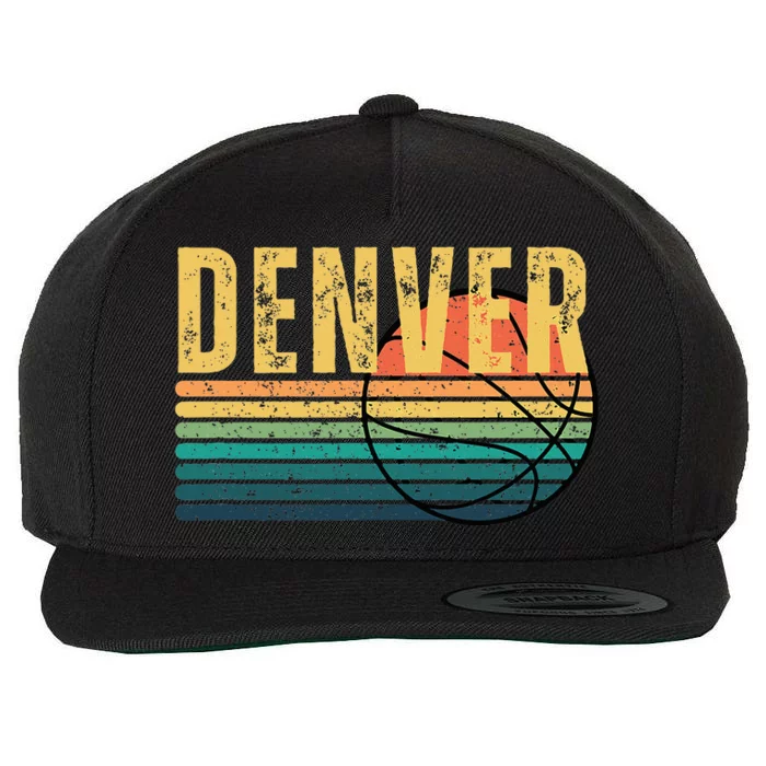 Denver Retro Wool Snapback Cap