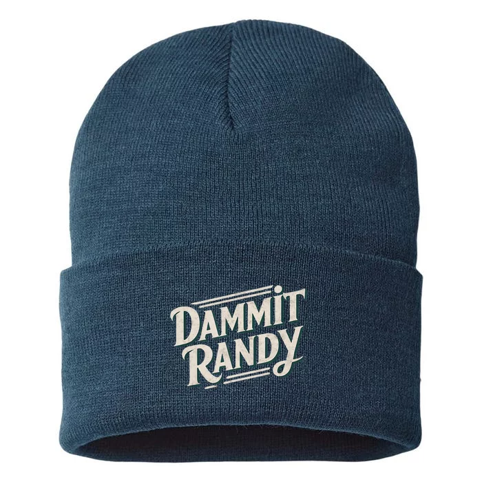 Dammit Randy Sustainable Knit Beanie