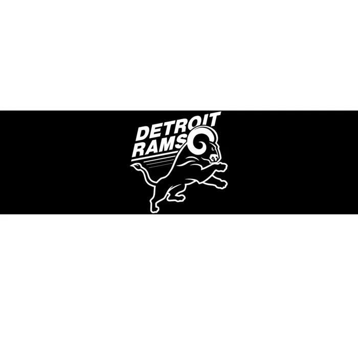 Detroit Rams Bumper Sticker