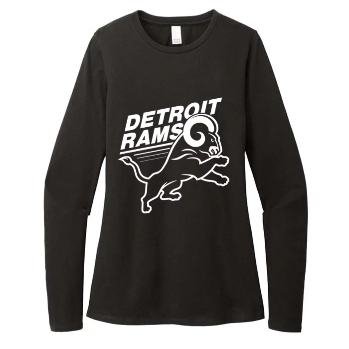 Detroit Rams Womens CVC Long Sleeve Shirt