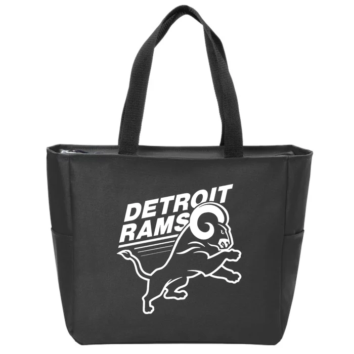 Detroit Rams Zip Tote Bag