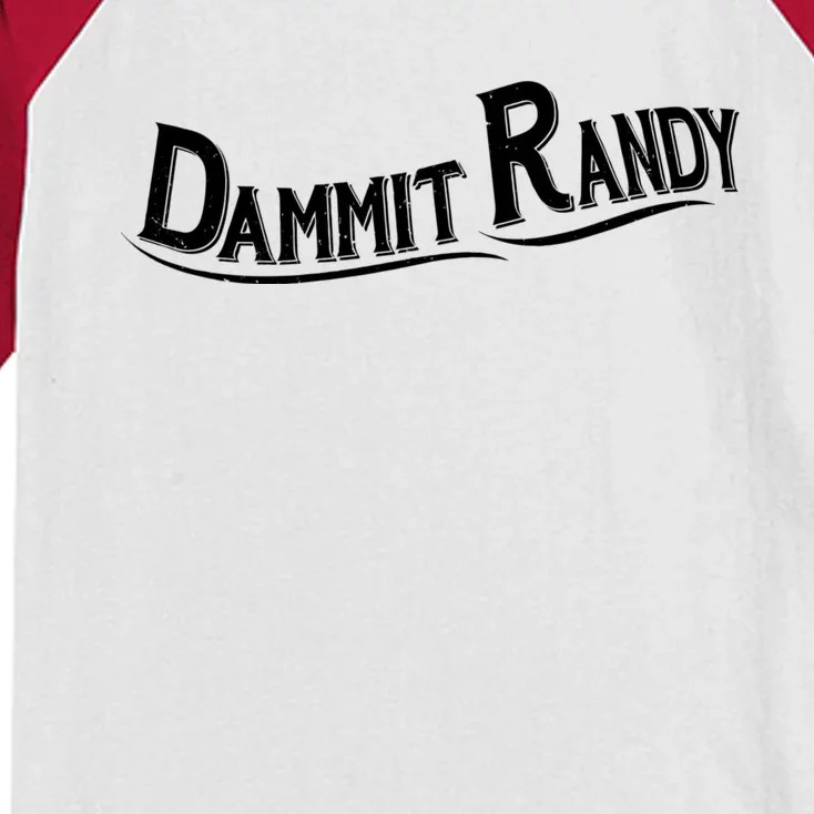 Dammit Randy Kids Colorblock Raglan Jersey