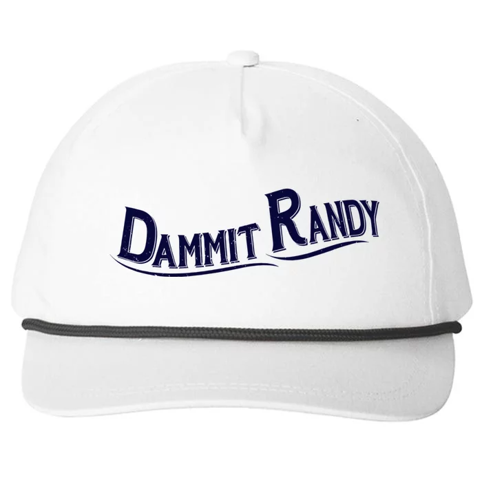 Dammit Randy Snapback Five-Panel Rope Hat