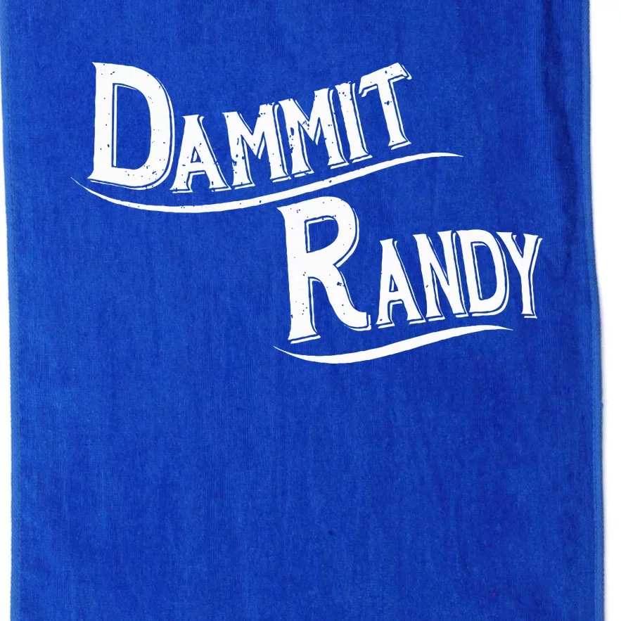 Dammit Randy Platinum Collection Golf Towel