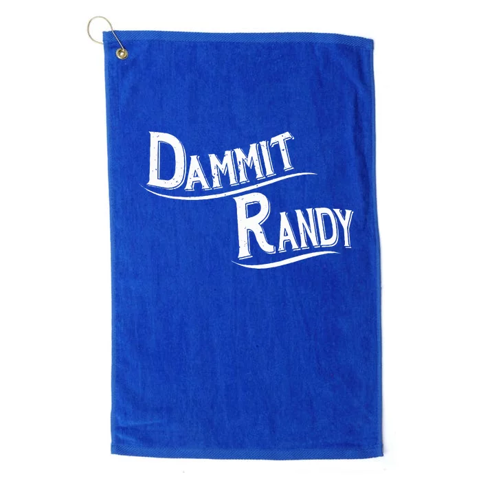 Dammit Randy Platinum Collection Golf Towel