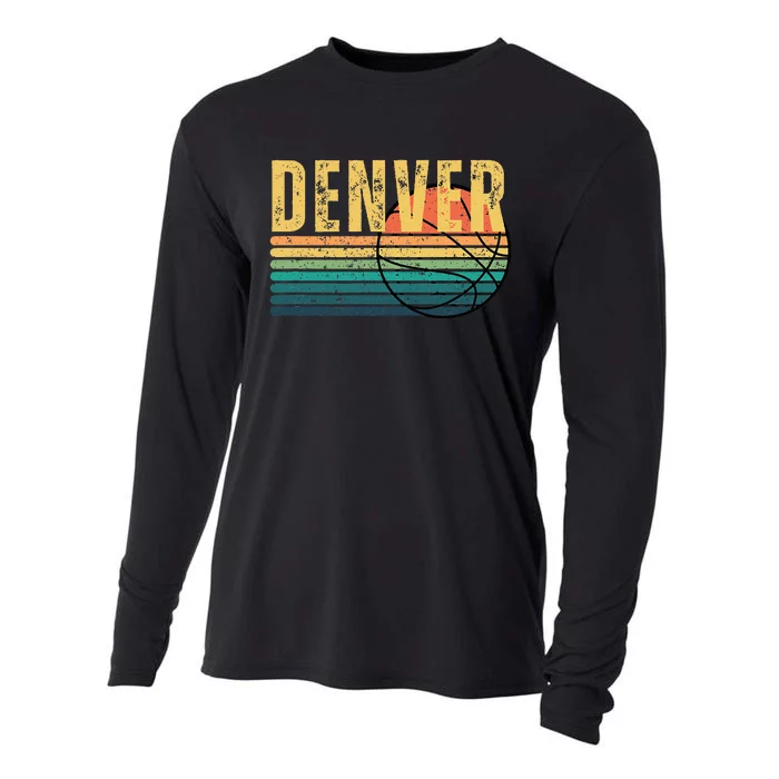 Denver Retro Cooling Performance Long Sleeve Crew