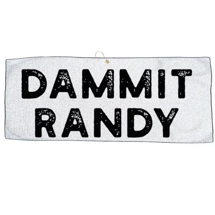 Dammit Randy Large Microfiber Waffle Golf Towel