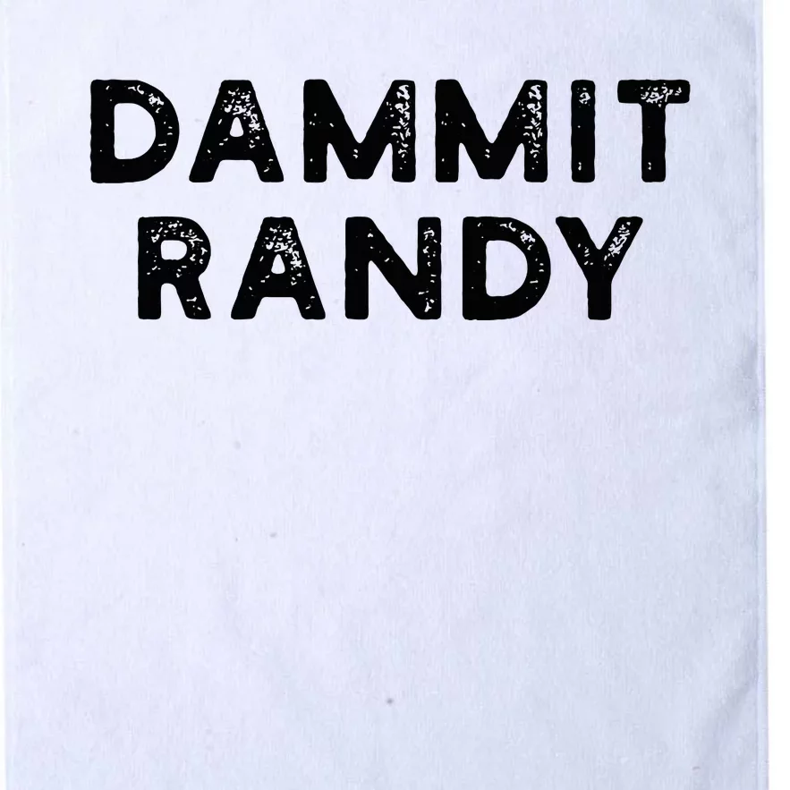 Dammit Randy Platinum Collection Golf Towel