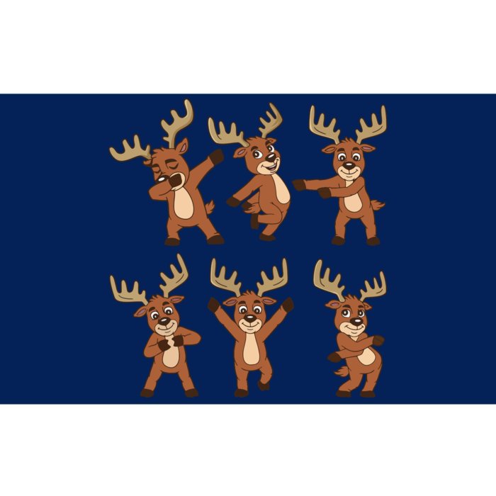 Dancing Reindeer Dance Challenge Christmas Girls Bumper Sticker