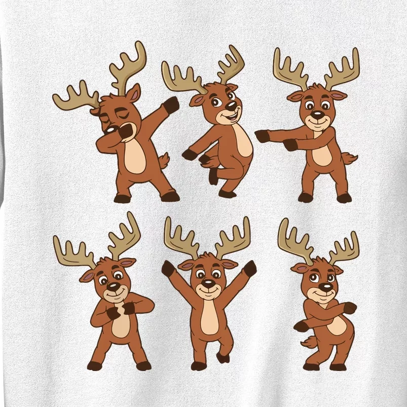 Dancing Reindeer Dance Challenge Christmas Girls Sweatshirt