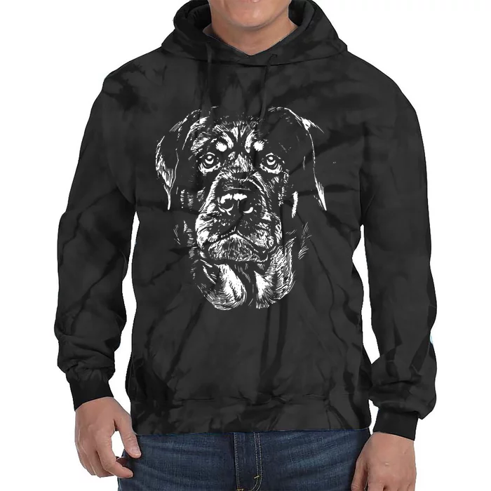 Dog Rottweiler Tie Dye Hoodie