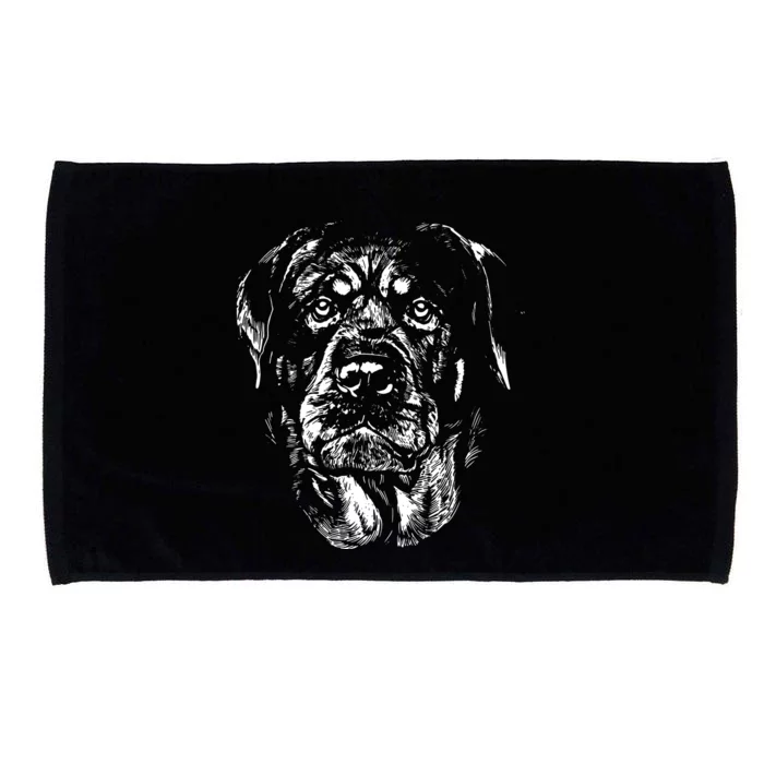 Dog Rottweiler Microfiber Hand Towel