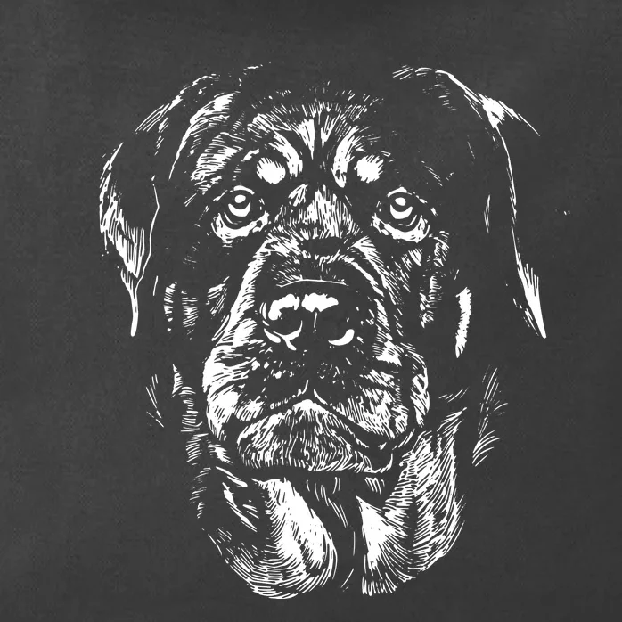 Dog Rottweiler Zip Tote Bag