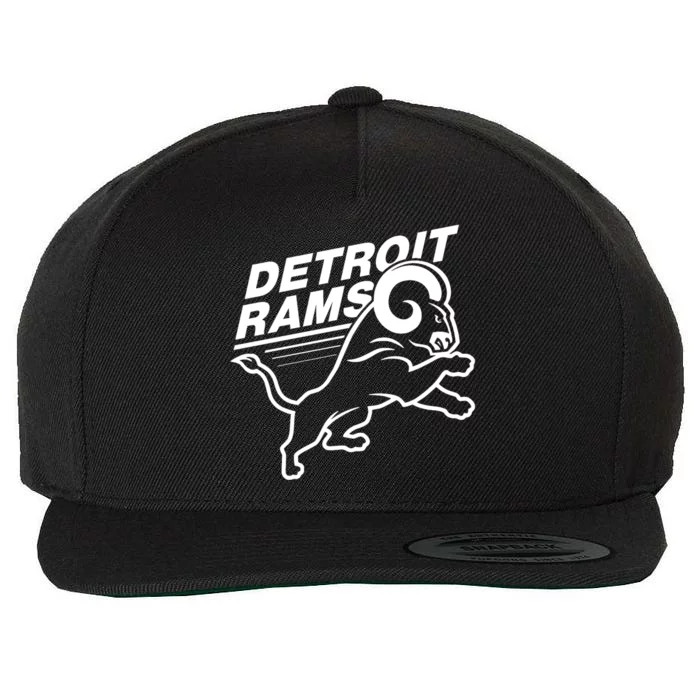 Detroit Rams Wool Snapback Cap