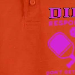 Dink Responsibly Don't Get Smashed Purple Pickleball Paddles Dry Zone Grid Performance Polo