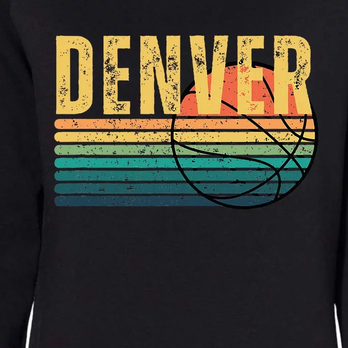 Denver Retro Womens California Wash Sweatshirt