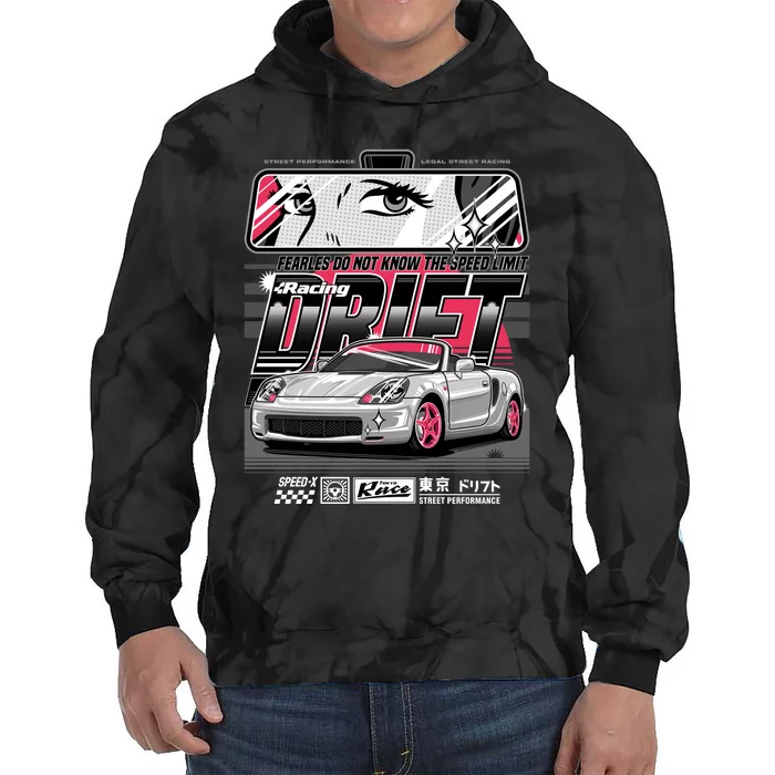 Drift Racing Tie Dye Hoodie