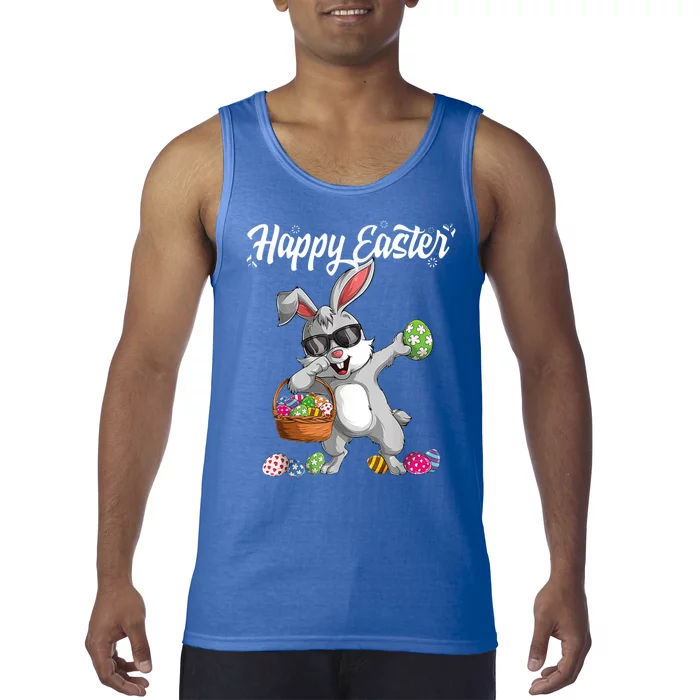 Dabbing Rabbit Easter Day Eggs Dab Boys Girls Gift Bunny Tank Top