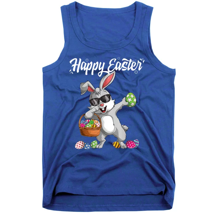 Dabbing Rabbit Easter Day Eggs Dab Boys Girls Gift Bunny Tank Top